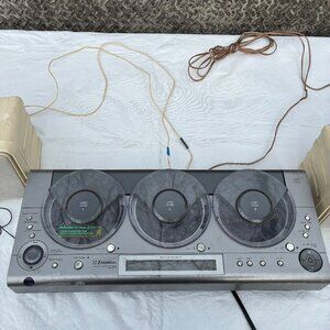 Emerson MS3106 Triple Play Linear 3 CD Changer (READ THE DESCRIPTION) SEMI WORKS
